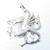 Dragon sterling silver charm - pendant .925 Welsh Dragons charms K additional view