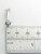 Safety Pin sterling silver charm .925 Nappy Diaper Pins charms DOES NOT OPEN side view
