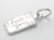 I Love You tag small sterling silver charm .925 x 1 Loving charms side view
