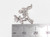 Reindeer sterling silver charm .925 Reindeers Rudolph Christmas size example