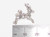 Reindeer sterling silver charm .925 Reindeers Rudolph Christmas additional view