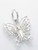 Butterfly sterling silver charm .925 x 1 Butterflies charms O additional view