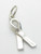 Charity ribbon sterling silver charm .925 Memory ribbons charms A1 additional view