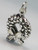 Wreath Christmas sterling silver charm .925 x 1 Xmas Wreaths