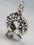 Wreath Christmas sterling silver charm .925 Xmas Wreaths alternate view
