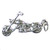 Chopper Motorcycle sterling silver charm .925 x 1 Bike Motorbike charms