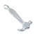 Claw Hammer sterling silver charm .925 x 1 Tools & Hammers charms A