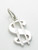 Dollar sign sterling silver charm .925 x 1 Money Dollars charms additional view