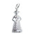 Welsh Lady sterling silver charm .925 x 1 Traditional Wales Female charms B