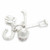 Riding Gear set sterling silver charm .925 Horse Rider charms