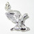 Eagle sterling silver charm .925 Birds and Eagles charms A1 side view