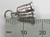 Thimble sterling silver charm .925 Thimbles and sewing charms detail