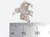 Javelina sterling silver charm .925 Javelinas wild pigs charms detail