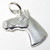 Horse sterling silver 2d charm .925 Horses charms A1 additional view