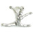 Dancer Ballerina sterling silver charm .925 x 1 Ballet Dancing charms