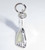 Foot sterling silver charm .925 x 1 Lower leg with feet & toes charms C side view