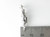Vet Tech Symbol sterlng silver charm .925 Vetinary Technician charms size example