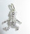 Bear Walking sterling silver charm .925 x 1 Bears Rupert charms side view