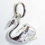 Swan sterling silver charm .925 x 1 Birds and Swans charms D image 6