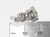 Foo Fu Dog sterling silver charm .925 Chinese Dogs charms additional view