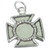 Maltese Cross sterling silver charm pendant .925 Malta Crosses
