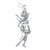 Fairy sterling silver charm .925 Fairies Fairys charms