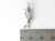 Fairy sterling silver charm .925 Fairies Fairys charms side view