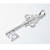 21st Birthday Key sterling silver charm .925 Twenty First Birthdays charms B additional view