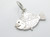Fish 2D sterling silver charm .925 x 1 Fishes charms additional view