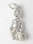 Lobster Fisherman and Pot sterling silver charm .925 Lobsterman charms additional view