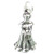 Quinceanera sterling silver charm .925 Age 15 charms