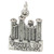 Tower of London sterling silver charm .925 x 1 Famous London Landmarks