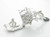 Haunted House opening sterling silver charm .925 x 1 Ghosts charms image 8