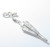 Umbrella sterling silver charm .925 Umbrellas and Parasol charms A1 side view
