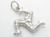 Isle of Man 3 legged sterling silver charm .925 Manx Mann charms additional view