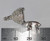 Bee Hive opening sterling silver charm .925 Beehive Bees Hives charm side view