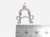 Bridle Pelham Bit sterling silver charm .925 Horses Horse charms detail