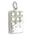 Chocolate Bar sterling silver charm .925 Candy bars chars