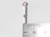 Army sterling silver charm .925 Battle War Armed Forces charms side view