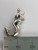 Mermaid sterling silver charm .925 x 1 Mermaids charms A4 side view