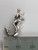 Mermaid sterling silver charm .925 Mermaids charms A4 side view