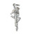 Monkey climbing sterling silver charm .925 x 1 Monkeys Monkies charms