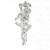 Monkey climbing sterling silver charm .925 x 1 Monkeys Monkies charms additional view