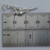 Mouse on an ear of corn sterling silver charm .925 Mices Mice charms side view