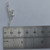 Mouse on an ear of corn sterling silver charm .925 Mices Mice charms detail