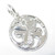 Lucky Four leaf clover sterling silver charm .925 x 1 Luck of the Irish charms additional view