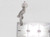 Lacrosse Player sterling silver charm .925 Sports charms side view