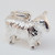 Sheep sterling silver charm .925 Lambs Rams & Sheeps charms side view