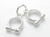 Handcuffs - Manacles sterling silver charm .925 Old style restraints additional view