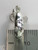 Goose bird sterling silver charm .925 Geese charms side view